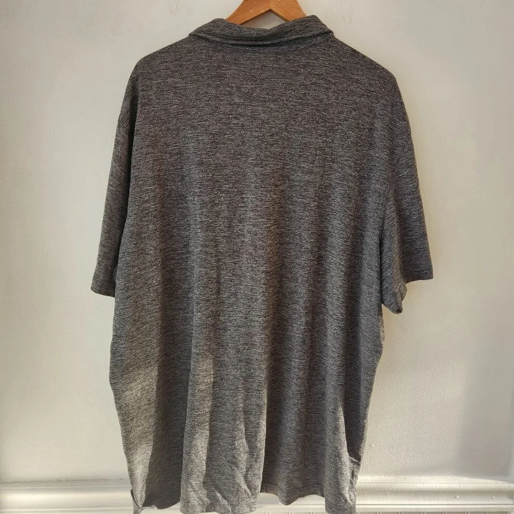 Duluth Trading Co. Grey Short Sleeve Polo Shirt Performance Wear Men's XL